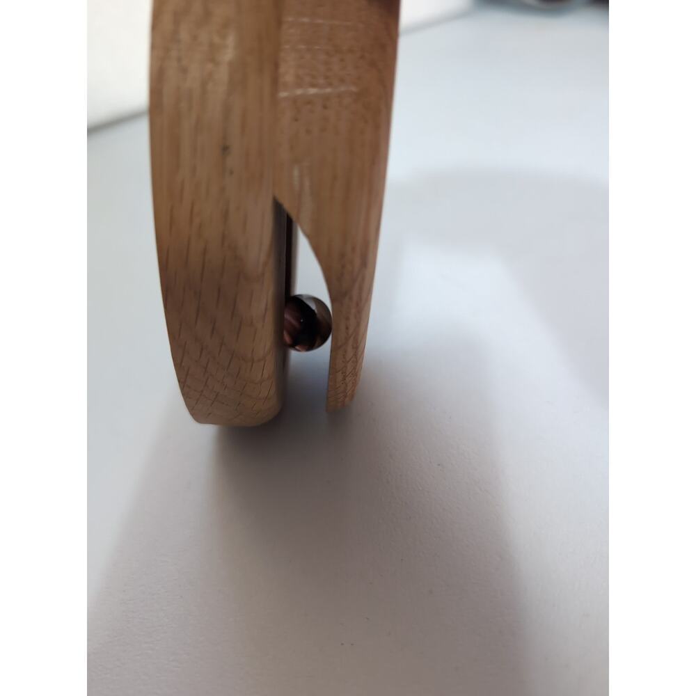 Amish Wood Marble Towel Holder Wall Mounted Lighthouse Peace To All That Enter - Picture 4 of 4